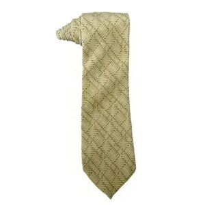 Giorgio Armani Silk Tie Light Green Print